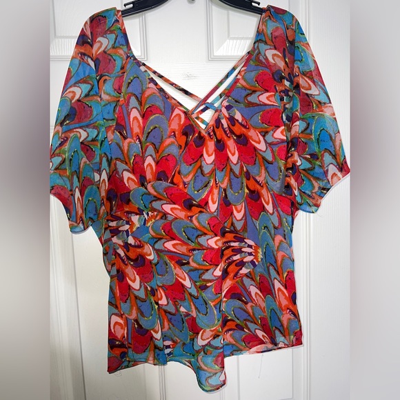 🌺 MM Couture Flowy Blouse - Picture 5 of 5